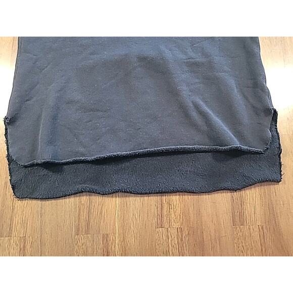 Helmut Lang Women’s Distressed Black Luxury Sweatshirt Sweater S Made in USA EUC - Picture 5 of 9